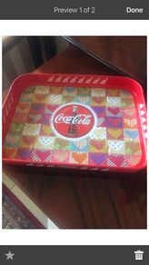 Coca Cola Metal Tray