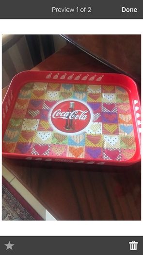 Coca Cola Metal Tray