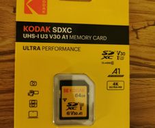64 GB SD Memory Card Kodak