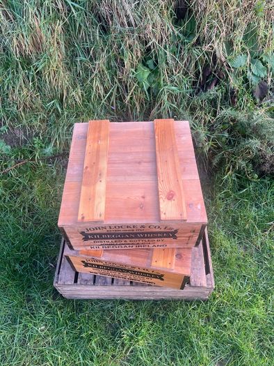 Vintage John Locke Kilbeggan Whiskey Crates 125 each