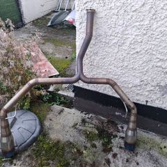 staight pipe exhaust 09 mitsibushi lancer 1.5