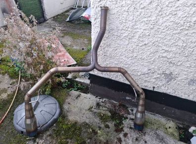 staight pipe exhaust 09 mitsibushi lancer 1.5