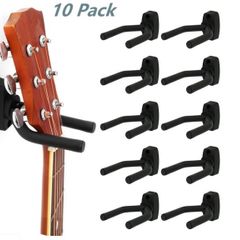Guitar Wall Mount Hanger 10 X Units - Free Postage - Collections Welcome