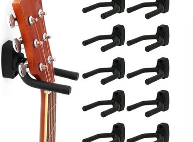 Guitar Wall Mount Hanger 10 x units - FREE POSTAGE