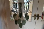 Macrame leaf wall hanging