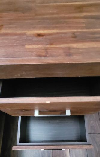 Double Bed & 2 lockers set