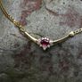 Vintage 1970s Ruby & Diamond Necklace - 18ct Image 3
