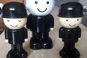 collectable vintage Spillers Homepride salt and pepper and money box