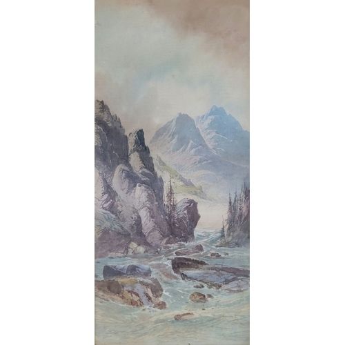 Circa 1860. William Henry Earp (19th Century), A Pair Of Watercolours;