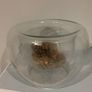 Large Double Wall Glass Bowl Image 4
