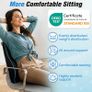Lumbar Support Cushion, Memory Foam Back Support Cushion Lumbar Support for Office Chair, Car Seat, Recliner, with Extension Strap and Mesh Cover Image 4