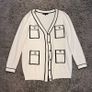 White Cardigan Image 2