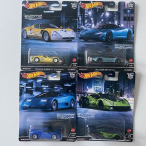 McLaren Speedtail, Bugatti EB110 - Collectors Set - Premium Hot wheels