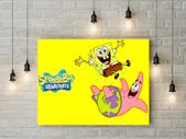Spongebob squarepants printed Wall picture 3mm foamex board printed picture on it wall board wall decor wall art picture