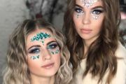 3D Glitter Rhinestone,Facial stickers Jewelry