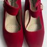 Velvet Red sandles Image 6