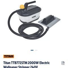Titan Wallpaper Stripper/Wallpaper Steamer - with 3m hose