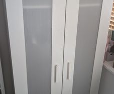 White 2-Door Wardrobe