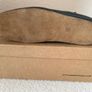 Navy Blue Leather Mens Slippers Image 3