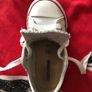 Converse white leather size 7 Image 5