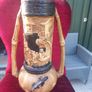 Pair of antique Bretby vases, repair to one arm, D18 Image 3