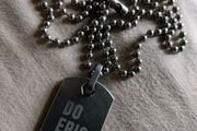 NEW Titanium Chain Tag Pendant Do Epic Shit