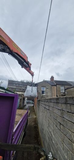 Skip bag waste removal