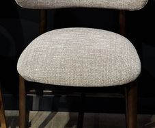 4 x Beige Fabric Counter Bar Stools Brand New