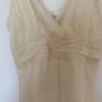 Cream sparkly dress, formal wear, ball Image 5