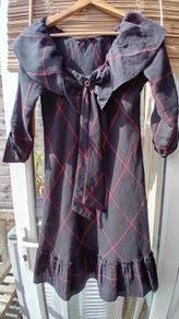 Black Check Dress