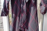 Black Check Dress