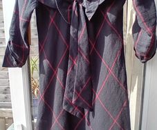 Black Check Dress