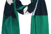Samoon.  SALE New Scarf From Samoon In Shades Of Jade , Navy And White/ Grey. Reduced