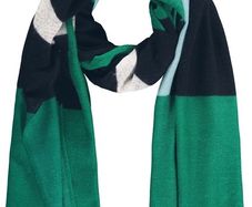 Samoon.  SALE New Scarf From Samoon In Shades Of Jade , Navy And White/ Grey. Reduced