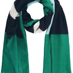 Samoon.  SALE New Scarf From Samoon In Shades Of Jade , Navy And White/ Grey. Reduced