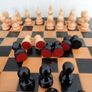 Vintage Wooden Chess / Backgammon Set 34 euro Image 4