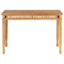 Garden Dining Table 120x65x80 cm Solid Teak Wood Image 3