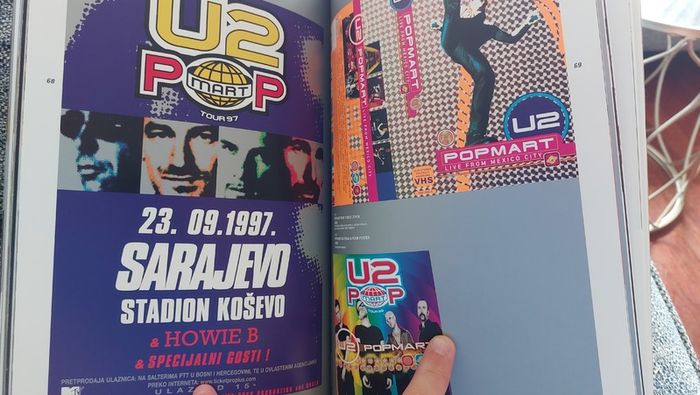 U2 stealing hearts at a travelling show 16 copies