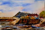 bray harbour watercolour