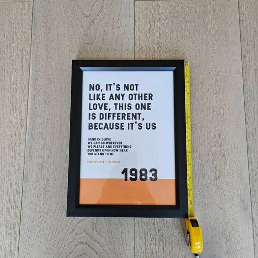 Framed print The Smiths - Hand in glove