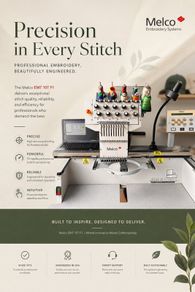Melco single head embroidery machine
