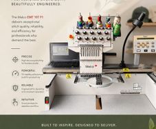 Melco single head embroidery machine
