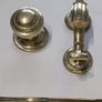 Vintage Brass Door Knocker Door Knob Set  Period Hardware Image 10
