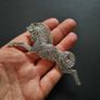 Art Deco Celtic Style Horse Silver Tone Galloping Horse Brooch Shawl Pin Image 2