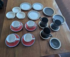cups and saucers