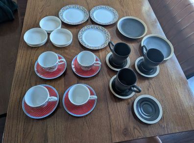 cups and saucers