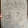 Ra's al Ghul Batman Original pencil drawn comic book page by Roger Cruz Robin Annual #1 Image 2