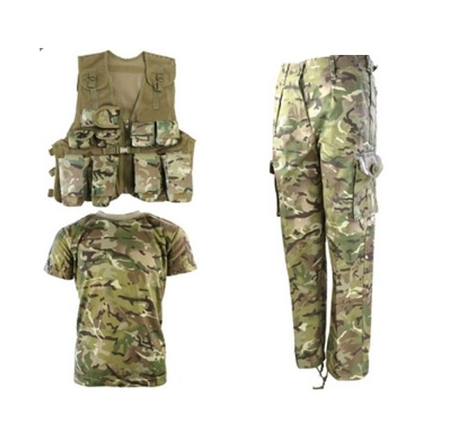Kombat Boys Camo Set - 11-12 years