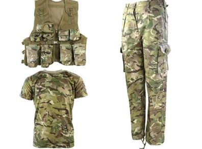 Kombat Boys Camo Set - 11-12 years