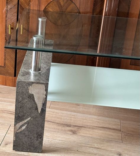 Two tier Glass table in great condition.